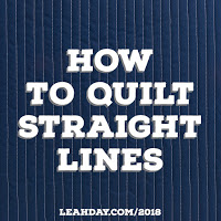quilt straight lines with walking foot